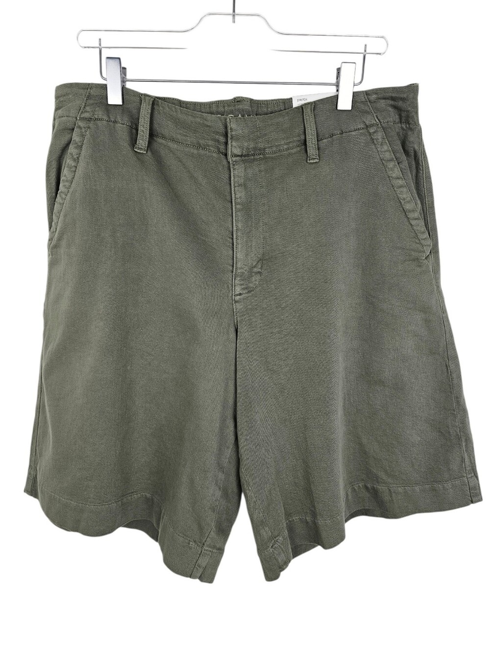 American Eagle Green High Rise Trouser Shorts NWT